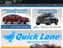 Tablet Screenshot of lakelandautoservice.com